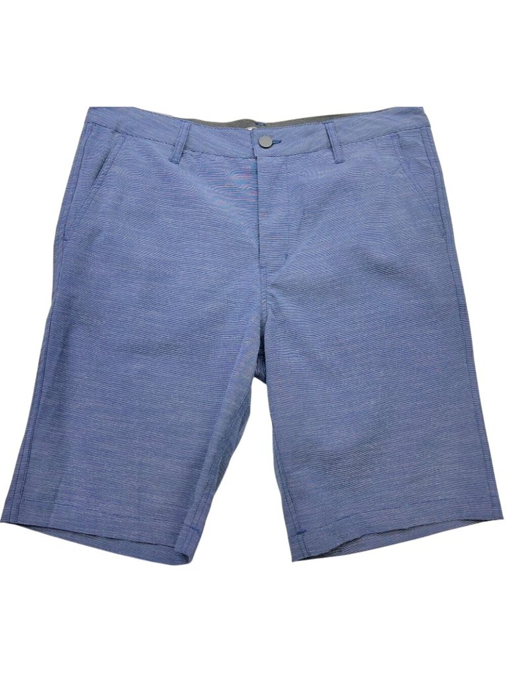 Berkley Jensen Men's Hybrid Performance Shorts Flat Front Size 34 Navy Solid